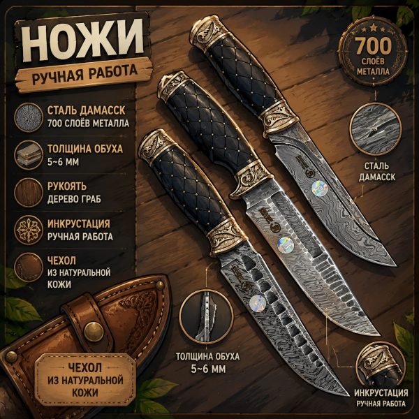 Нож "ДАМАССКИЙ"